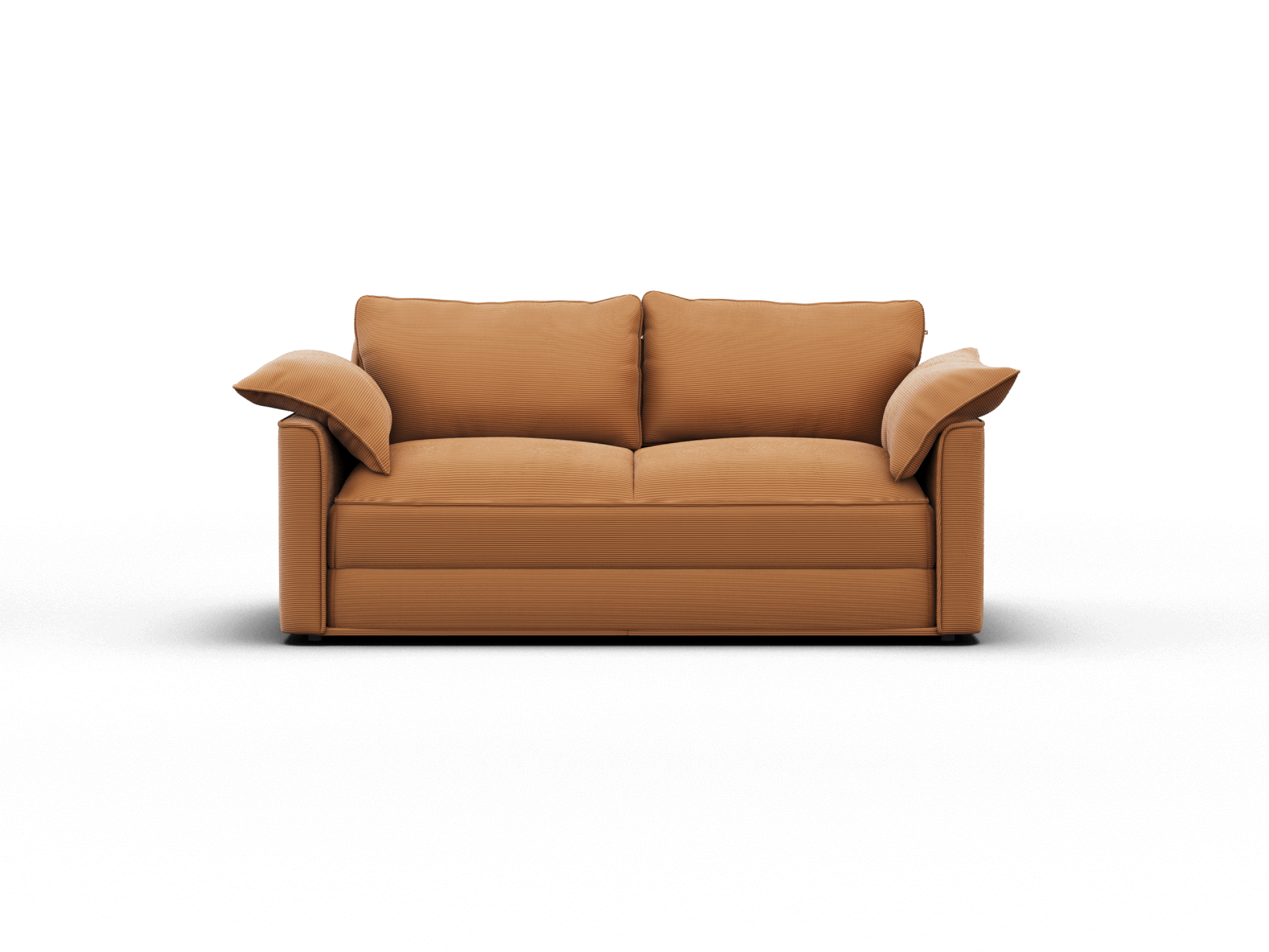 Koala Sofa Bed [4th Gen] in warm tan fabric, featuring plush cushions and a compact design for versatile seating and sleeping.